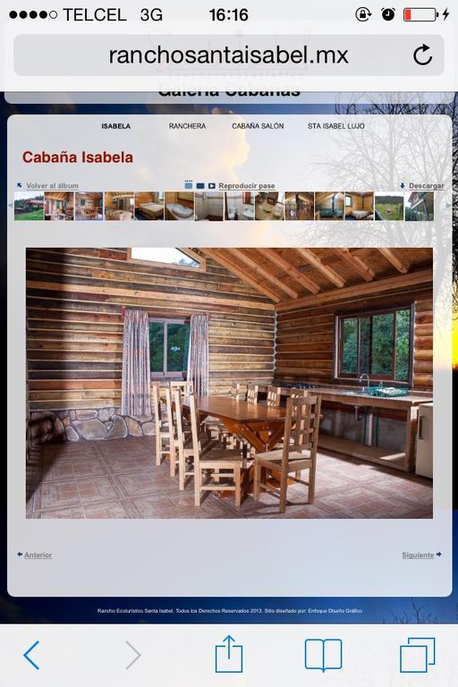 Villa Cabanas Santa Isabel Refugio Exterior foto